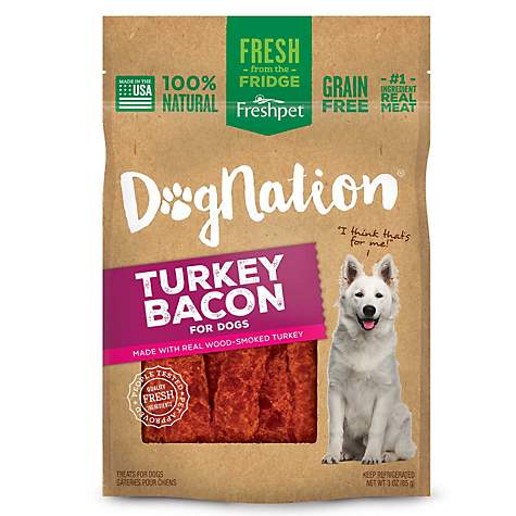 Freshpet Dognation® Turkey Bacon 3oz (Must Be Home 1-9PM)