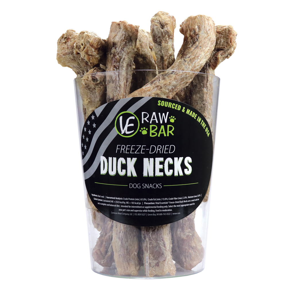 Vital Essentials Raw Bar Freeze Dried Duck Neck 1 Piece