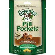 Greenies Pill Pockets Canine Real Peanut Butter Flavor Dog Treats