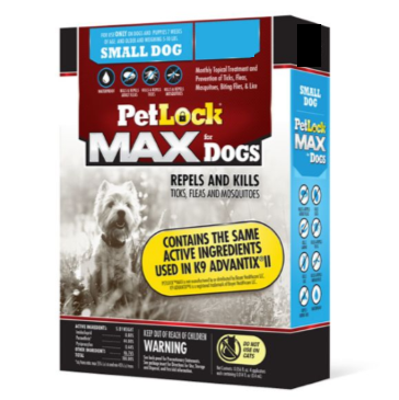 PetLock® MAX Flea & Tick Treatment for Dogs 5-10 Lbs
