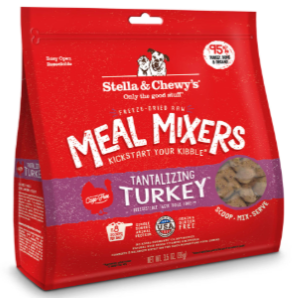 Stella & Chewy's Chewy's Tantalizing Turkey Meal Mixers Grain Free Freeze-Dried Dog Food (3.5oz-18oz)