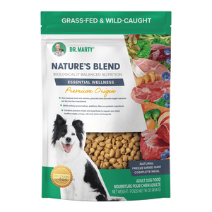 Dr. Marty's Nature’s Blend Essential Wellness Premium Origin Freeze Dried Raw Dog Food 16oz