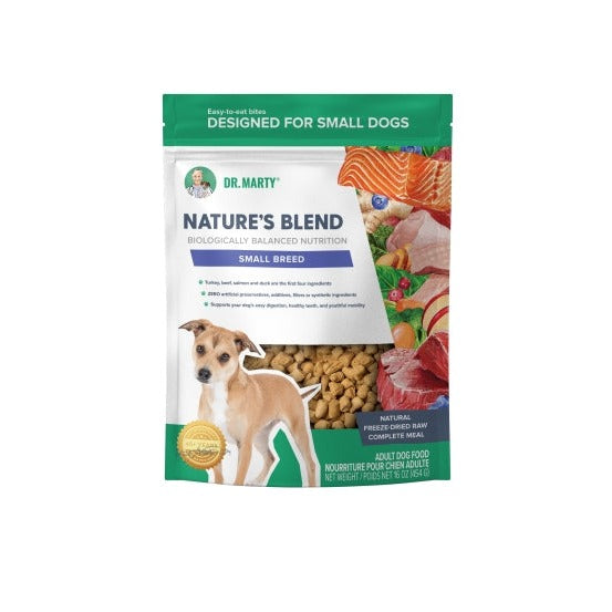 Dr. Marty's Nature’s Blend Small Breed Freeze Dried Raw Dog Food 16oz