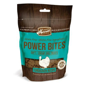 Merrick Power Bites Turducken Recipe Grain-Free Soft & Chewy Dog Treats