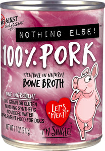 Against the Grain Nothing Else Pork Grain-Free Canned Dog Food 11oz