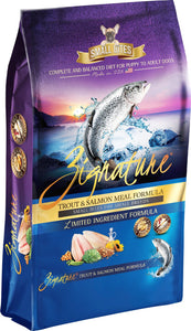 Zignature Small Bites Trout & Salmon Limited Ingredient Formula Grain-Free Dry Dog Food 12.5lb