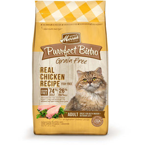 Merrick Purrfect Bistro Grain Free Real Chicken Adult Dry Cat Food 4lb