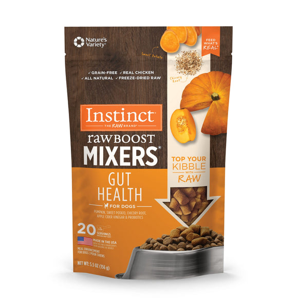 Nature's Variety Instinct Freeze-Dried Raw Boost Mixers Gut Health Pumpkin 5.5oz