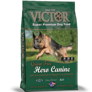Victor Grain Free Hero Canine 30lb (MAP ENFORCED-IN STORE PURCHASE MAY HAVE LOWER PRICE)