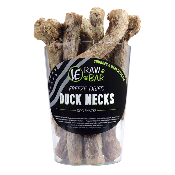 Vital Essentials Raw Bar Freeze-Dried Duck Neck - 1 Piece