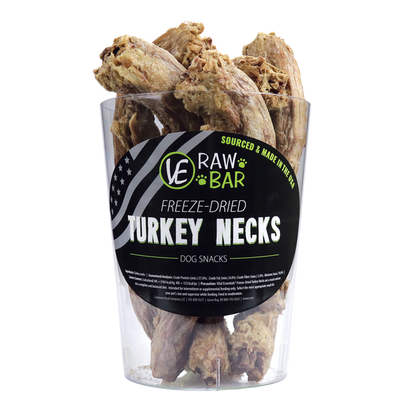 Vital Essentials Raw Bar Freeze-Dried Turkey Neck - 1 Piece