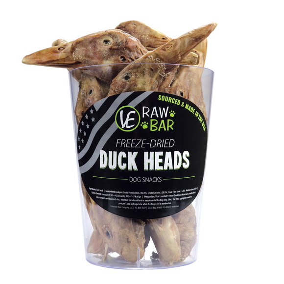 Vital Essentials Raw Bar Freeze-Dried Duck Head - 1 Piece
