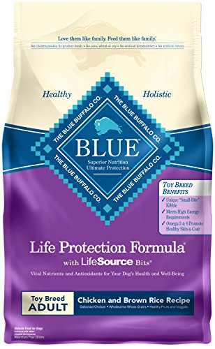 Blue Buffalo Life Protection Toy Breed Adult Chicken & Brown Rice Dry Dog Food 4lb