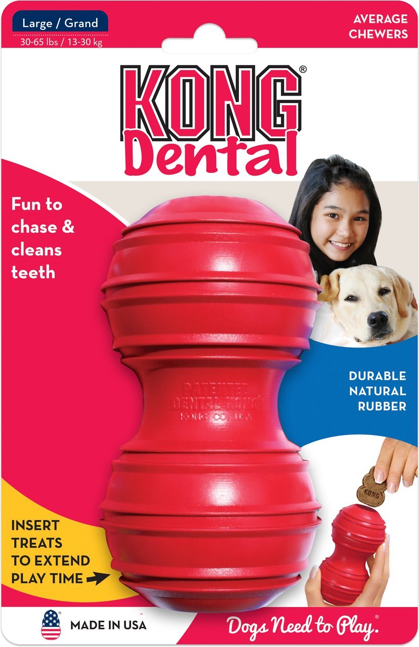 KONG Classic Dental Dog Toy Large VIP Pets