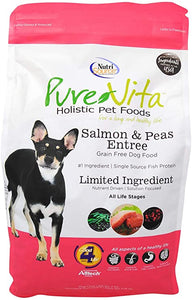 PureVita Grain Free Salmon & Peas Dog Food (5lb. 25lb)