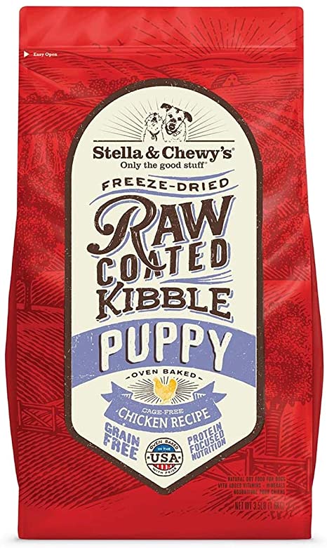 Stella & Chewy's Puppy Cage-Free Chicken Raw Coated Kibble 22lb