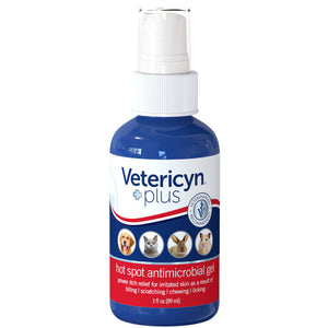 Vetericyn Plus Antimicrobial Hot Spot Hydrogel Spray 3oz