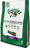 Greenies Veterinary Dental Chews Large Dental Dog Treats 8 count Bag