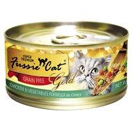Fussie Cat Super Premium Chicken & Vegetables Formula in Gravy Grain-Free Canned Cat Food, 2.82-oz