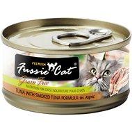 Fussie Cat Premium Tuna with Smoked Tuna Formula in Aspic Grain-Free Canned Cat Food, 2.82-oz