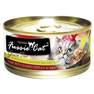 Fussie Cat Premium Tuna with Salmon Formula in Aspic Grain-Free Canned Cat Food, 2.82-oz