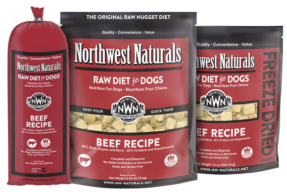 Northwest Naturals Beef Frozen Raw (6lb, 25lb)