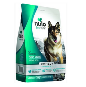 Nulo Freestyle Limited+ Salmon Recipe Grain-Free Puppy & Adult Dry Dog Food 4lb