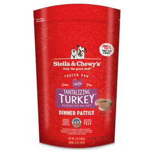 Stella & Chewy's Frozen Turkey Dinner Patties 6lb