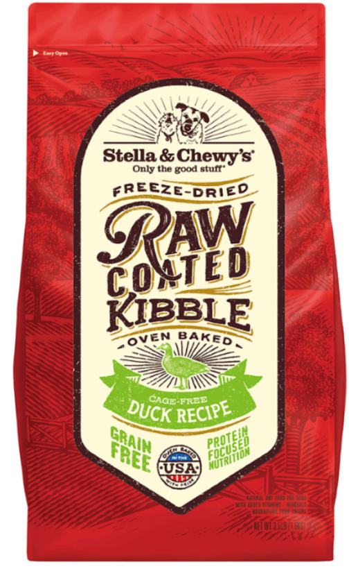 Stella & Chewy's Cage-Free Duck Raw Coated Kibble (3.5lb - 22lb)