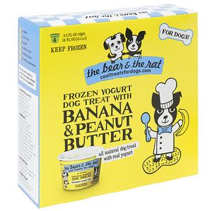 The Bear & Rat Frozen Yogurt Banana/Peanut Butter 4pk