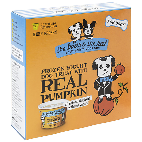 The Bear & Rat Frozen Yogurt Pumpkin 4pk