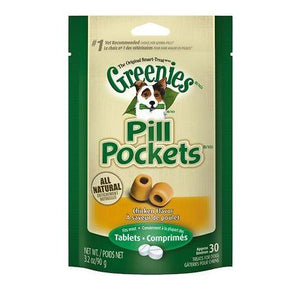 Greenies Pill Pockets Canine Chicken Flavor Dog Treats