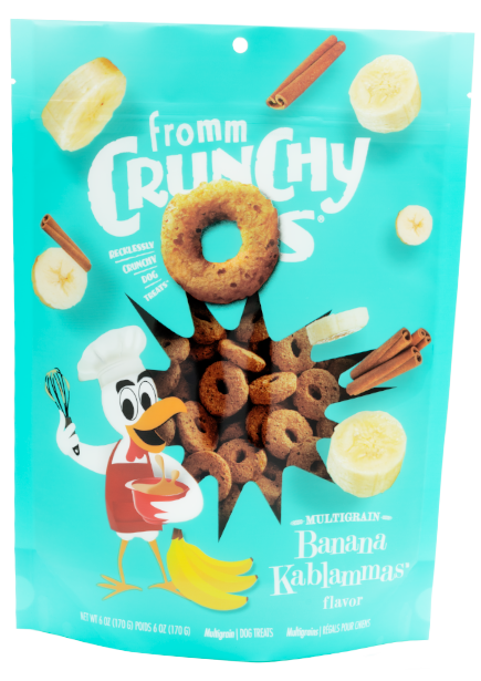 Fromm Crunchy O's Dog Treats - Banana