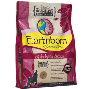Earthborn Holistic Oven-Baked Grain Free Treats Lamb Meal  (2 lb)