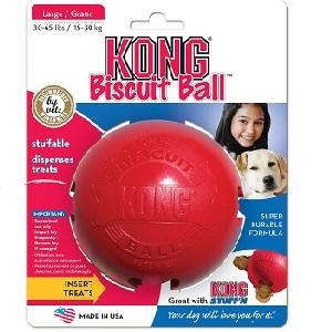 KONG Biscuit Ball Dog Toy