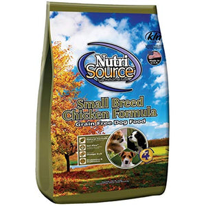 Nutrisource Grain Free Small Breed Adult Chicken Dry Dog Food 5lb
