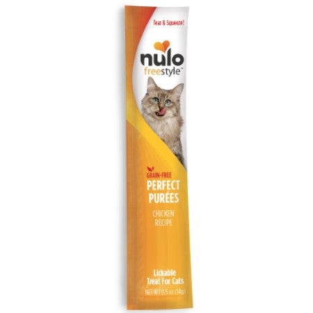 Nulo FreeStyle Cat Grain-Free Chicken Puree Sachet Cat Treat 0.5oz