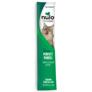 Nulo FreeStyle Cat Grain-Free Tuna & Scallop Puree Sachet Cat Treat 0.5oz