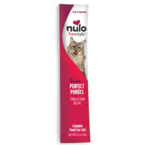 Nulo FreeStyle Cat Grain-Free Tuna & Crab Puree Sachet Cat Treat 0.5oz