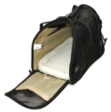 Oxgord Pet Carrier with Fleece Bed - Most Airline Approved (Black) - Qualifies for No Minimum Order +Free Yuba City Ship
