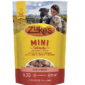 Zuke's Mini Naturals Salmon Recipe Dog Treats (6oz - 1lb) Bag