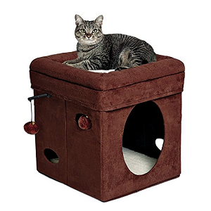 MidWest Curious Cat Cube Cat House / Cat Condo