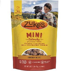 Zuke's Mini Naturals Chicken Recipe Dog Treats (6oz - 1lb) Bag